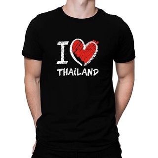 New Teeburon I Love Thailand Chalk Style T-Shirt sale