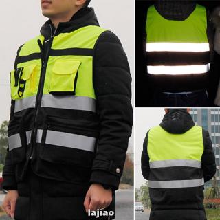 เสื้อกั๊กสะท้อนแสงเพื่อความปลอดภัย hi vis viz executive