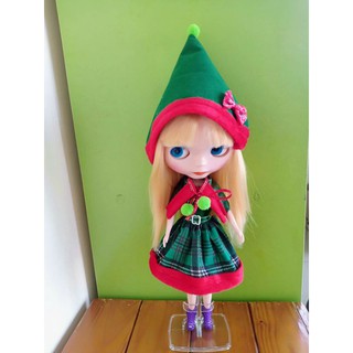 ชุดตุ๊กตาบลายธ์ ชุดแซนต้า คริสมาสต์ บลายธ์ blythe doll Santa outfit Christmas dolls