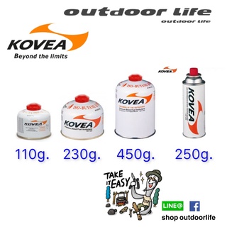 แก๊สโคเวีย แก๊สซาลาเปา แก๊สกระป๋อง แก๊ส Kovea gas ISO-BUTANE และ PROPANE