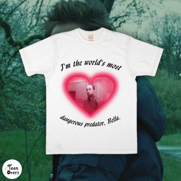 'ฉันเป็นโลก นักล่าอันตรายมากที่สุด เบลล่า.' Edward Cullen - เสื้อ Twilight Saga