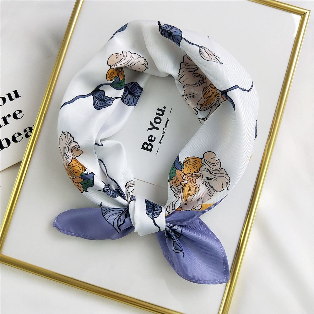 Long Narrow scarf Fashion silk neckerchief used as twilly scarf Hair