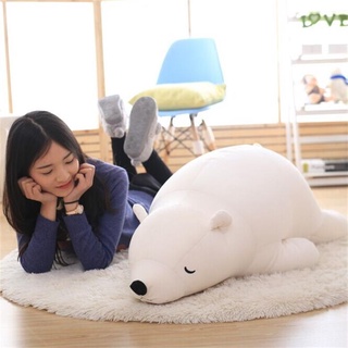 ◐Lovely super soft Polar Bear Plush Doll holiday birthday gift