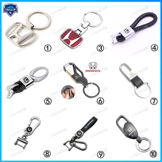 【Keychain SET】Creative Alloy Meta keychain with logo for Honda