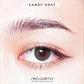 Candy Gray / คอนแทคเลนส์ Neo Cosmo สีเทาสไตล์เกาหลี มีขอบดำบางๆ ขนาดมินิ มีส่งด่วนใน กทม.