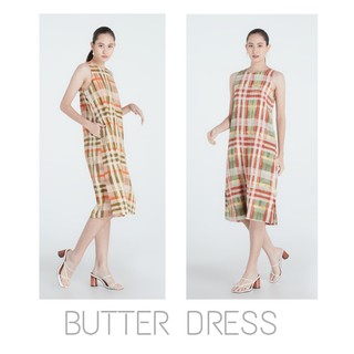 Butter Dress เดรสแขนกุด ผ่าข้าง