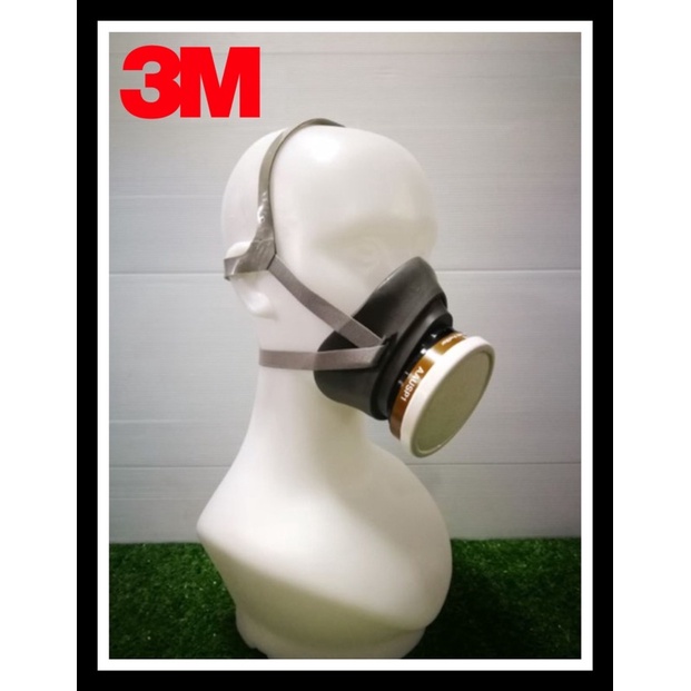 หน้ากากกรองสารเคมี3M​แท้💯💯​  หน้ากากพ่นยา กันสารเคมี