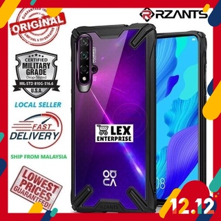 Rzants เคสใส เกรดทหาร สําหรับ Huawei Nova 5T 20 / Y9 Prime