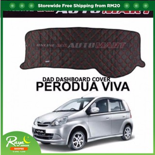 แผ่นแดชบอร์ด กันลื่น สําหรับ Perodua Viva