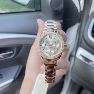 🎀 (สด-ผ่อน) ส่งฟรี นาฬิกาสีทอง สายผสมกระ กล่อง WS MK7133 ขนาด 36 มิล Michael Kors Jan Multifunction Two-Tone