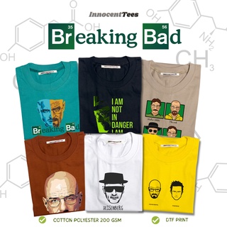 เสื้อยืด[INNOCENTTEES] BREAKING BAD TSHIRT II TV SERIES INSPIRED SHIRT II SMALL TO 2XL