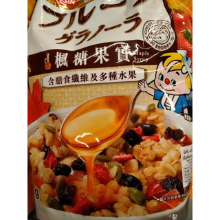 Nissin Maple Syrup Flavour Granola นิซซิน เมเปิ้ล ไซรัป กราโนล่า (ธัญพืชอบกรอบรสส้มเปิ้ล ไซรัป) ขนาด 500g