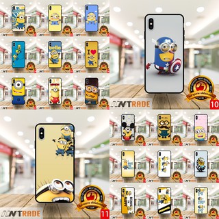 เคสสกรีน ลาย มินเนี่ยน Realme5 / Realme 5i / Realme 5s / Realme 6i / Realme C3 / Realme 5 (ใช้เคสตัวเดียวกัน)