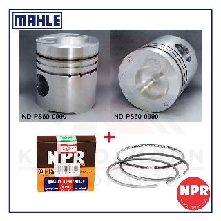 MAHLE ลูกสูบ+แหวน NPR สำหรับ NISSAN CW41, CK20, CV40 รุ่นเครื่อง PD6-T