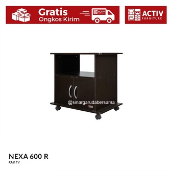 MINIMALIST SMALL TV TABLE / MULTIPURPOSE WHEEL TV RACK ACTIV NEXA 600 R