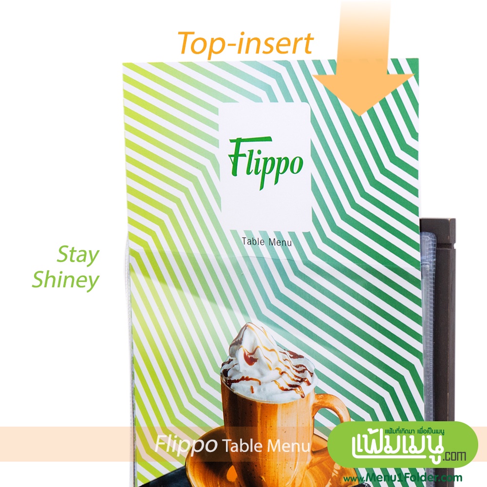 [พร้อมส่ง] ซองเมนู ซองพลาสติก แบบแขวน สำหรับรุ่น Flippo ราคาถูก Shopee Lazada