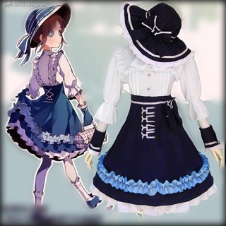 Zhomecos Identity V Cosplay Costume Gardener Emma Woods Sweetie Lolita Dress Party Daily Full Set