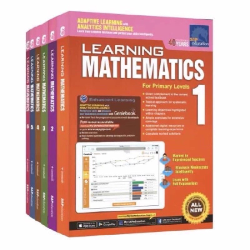 Learning Mathematics Singapore Math SAP Math workbook In Stock - lin.a5 ...