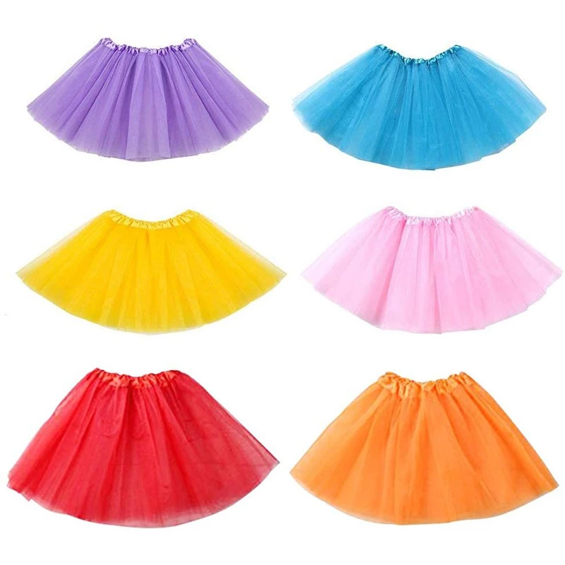 Layered Tulle Tutu กระโปรงสําหรับสาวปาร์ตี้และวันเกิด Custome 3-6 ปี 30 ซม.สาวบัลเล่ต์ Tutu ชุด