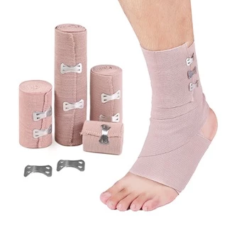 ผ้าพันเคล็ด ที่พันแผลแบบยืด ผ้ายืดอเนกประสงค์ Elastic Bandage มี 4 ขนาดให้เลือก