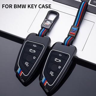 เคสกุญแจรถยนต์ โลหะผสม หลากสี อุปกรณ์เสริม สําหรับ Bmw G20 G30 X1 X3 X4 X5 G05 X6