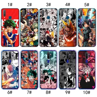 เคสใส ลาย My Hero Academia 52D สําหรับ OPPO R9S Reno 2 2F 2Z 3 4 4G