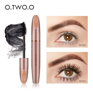 โอ. สอง. O classic eye black 4D ผ้าไหมไฟเบอร์ ตาสีดํา กันน้ํา โค้ง ขนตายาว ขนตารูปร่าง ขนตายก สีดํา