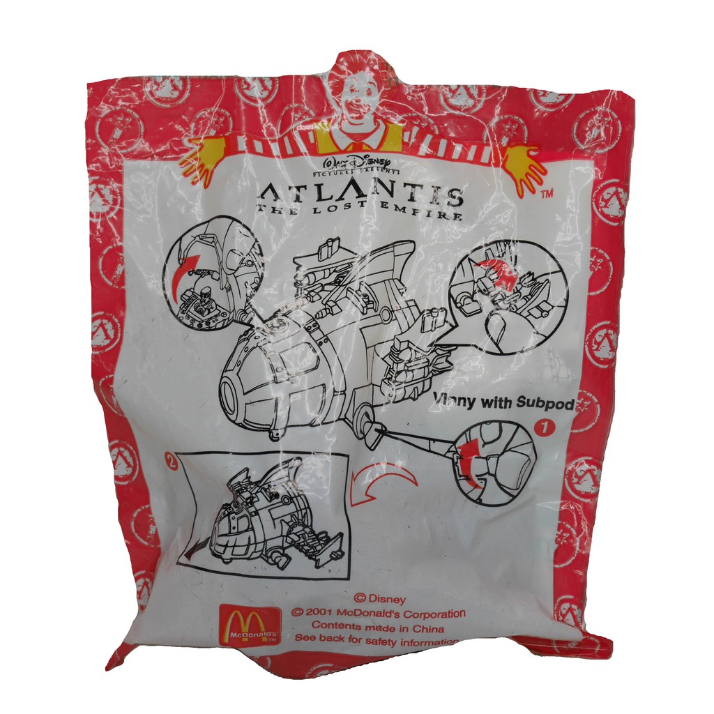 Disney vinny ของ McDonald พร้อม Subpod 2001 *X00330*