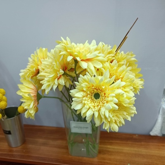 𝗝𝗨𝗠𝗕𝗢 𝗚𝗘𝗥𝗕𝗘𝗥𝗔 ดอกเยอบีร่าปลอม เยอบีร่าปลอม เยอบีร่า ดอกไม้ปลอม ดอกไม้ประดิษฐ์ ดอกไม้แต่งบ้าน พร้อบถ่ายรูป_apxgb05 - รูปที่ 3