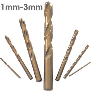 ดอกสว่านไฮสปีด โคบอลต์ ขนาด 1-3มิล HSS DRILL BITS