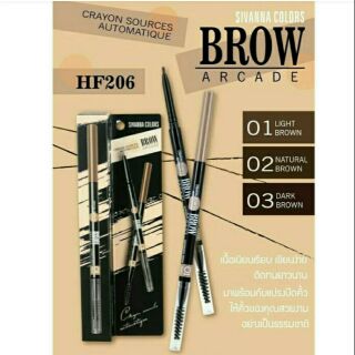 SIVANNA COLORS Crayon Sources Automatique Eyebrow Pencil HF206 เขียนคิ้ว

฿60