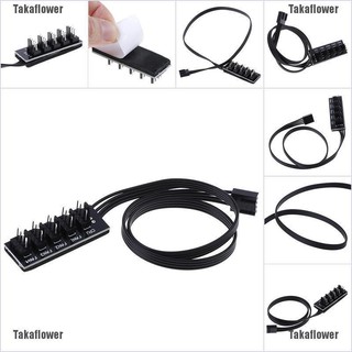 สายเคเบิ้ลอะแดปเตอร์พัดลมระบายความร้อน 1 ถึง 5 4 - pin molex tx 4 pwm cpu