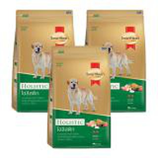 SmartHeart Gold Holistic Adult of All Breed Dog Food 3kg (3 Units) สมาร์ทฮาร์ท โกลด์ อาหารสุนัข สูตรโฮลิสติก