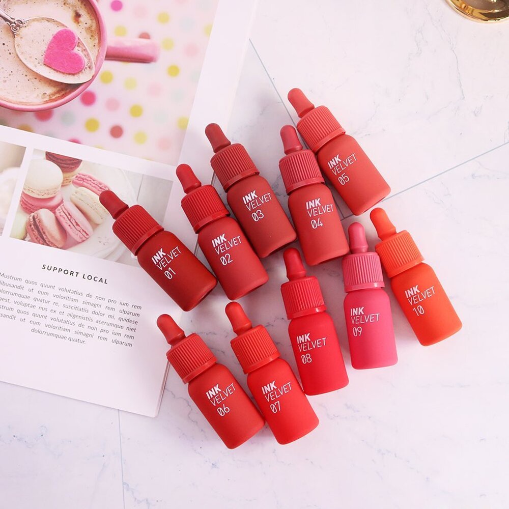Peripera Ink Velvet 4g #4 Vitality Coral. | Shopee Thailand
