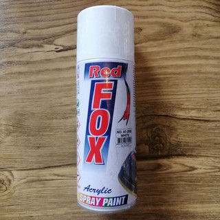 สเปรย์สีขาวเงา พ่นได้เกือบทุกสภาพผิว​ ยี่ห้อ​ BOSNY​ REDFOX …