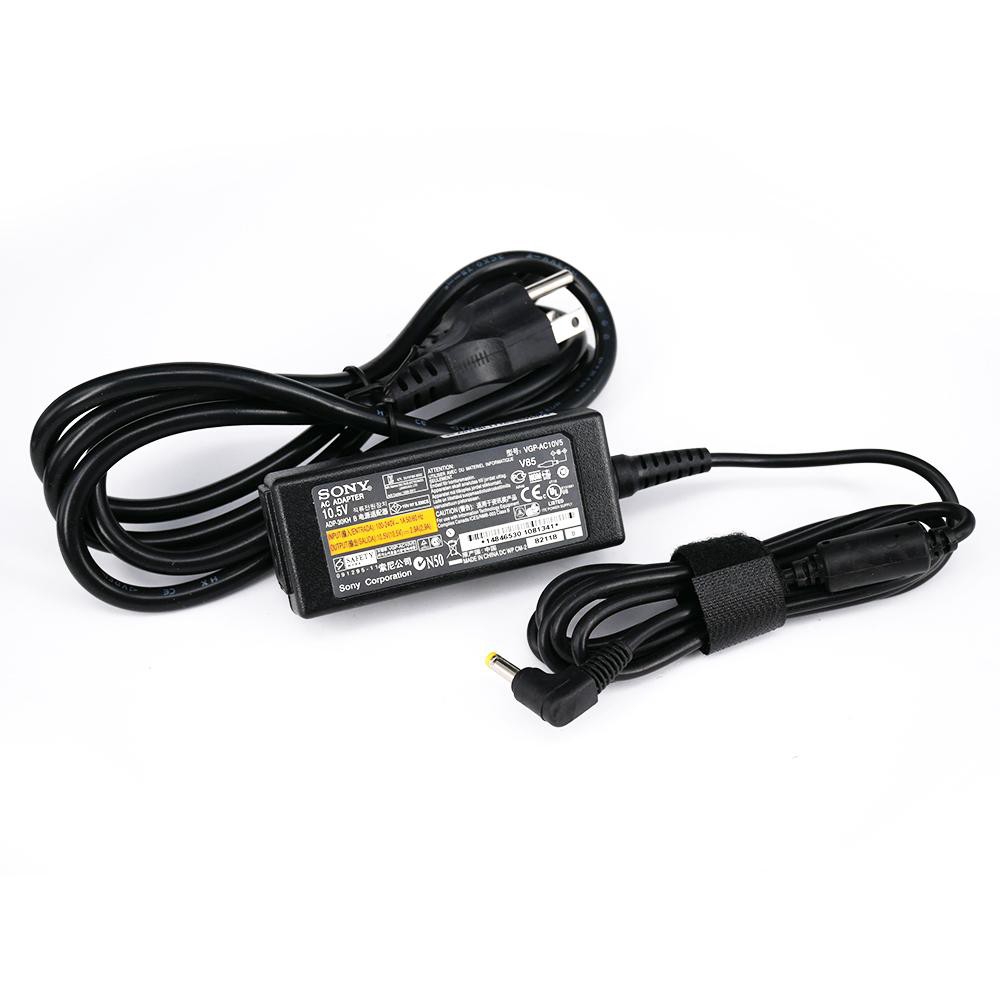 อะแดปเตอร์สายชาร์จโน๊ตบุ๊ค SONY ADAPTER 10.5V/2.9A Jack size: 4.8x1.7mm แท้ ทรงยาว