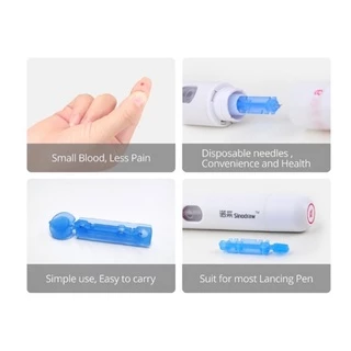 Sinocare เข็ม สำหรับ ปากกาเจาะเลือด เข็มเจาะเลือด (1กล่อง) / 100 ชิ้น (2กล่อง) สินค้าพร้อมส่ง ส่งจากไทย