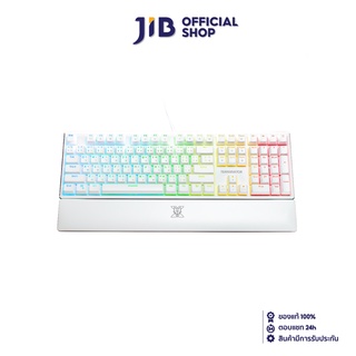 NUBWO KEYBOARD (คีย์บอร์ด) X30 TERMINATOR WHITE (OTEMU MECHANICAL BLUE SWITCH) (RGB LED) (EN/TH)