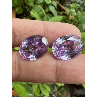 cz lavendor 12x16mm weight 16 cts