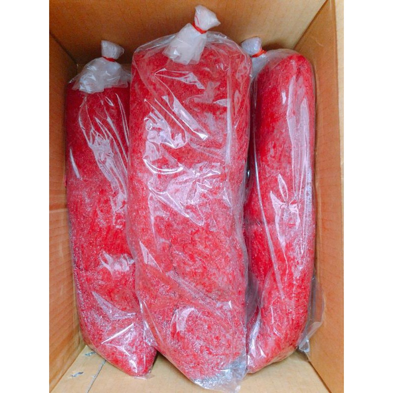 ฝอยทองสตรอเบอร์รี่ แพคละ1กก.พร้อมส่ง