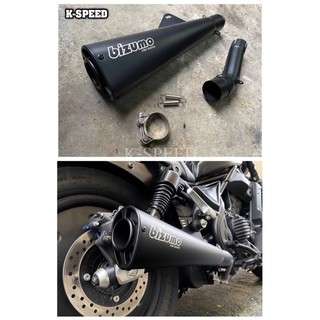 ท่อสูตร Bizumo Slip on For Honda Rebel 300&amp;500 ปี 2017-2021 (สินค้าแท้จากk-speed)