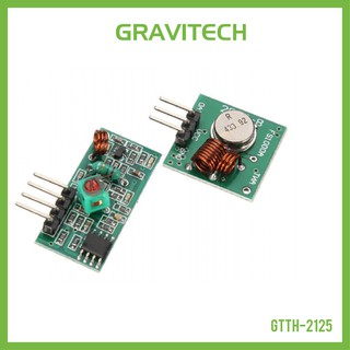 [Gravitechthai]433 MHz Wireless RF Transmitter and Reciver Module