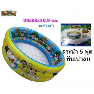 สระน้ำเป่าลมลายการ์ตูน(ขนาด 5 ฟุต)ขนาด ขนาด 150cm x 30cm มีกันลื่น