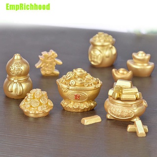 (Emprichhood) อุปกรณ์เสริมเรซิ่น รูปเรือ สีทอง สําหรับทําต้นไม้ Diy