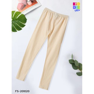 KiddeeCrew เลกกิ้งเด็กผู้หญิงสีครีม Off White Dotted legging…