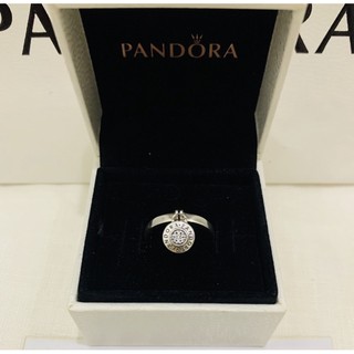 Pandora Logo Padlock Ring size48, 50 แท้100%