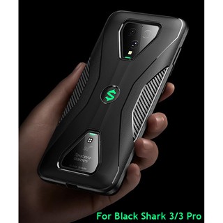 เคสโทรศัพท์คาร์บอนไฟเบอร์แบบนุ่มป้องกันการกระแทกสําหรับ xiaomi black shark 3/pro