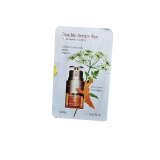 Clarins double serum eye 0.9ml ผลิต 04/2021 ผิวรอบดวงตาเรียบเนียน กระชับขึ้น ราคา/1 ซองจ้า