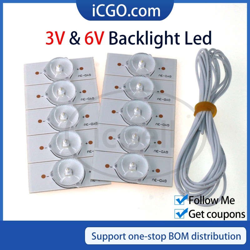ไฟ LED TV BACKLIGHT 3V 6V แบ็คไลท์