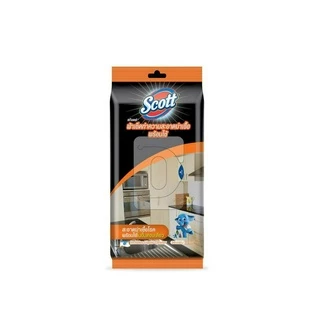 สก๊อตต์ ผ้าเช็ดทำความสะอาดพื้นผิวพร้อมใช้ สูตรฆ่าเชื้อ 30 แผ่น Scott Disinfecting Surface Wipes 30 Sheets 248 กรัม
